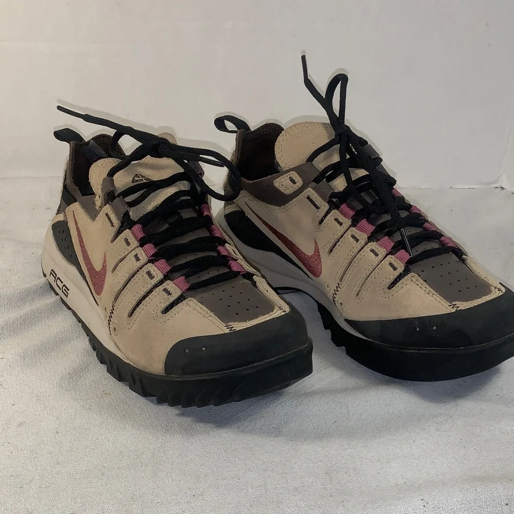 Nike Women’s ACG Tan and Black Trail Shoes